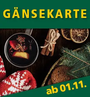 Gänsekarte im Gräfrather Klosterbräu