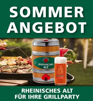 Sommer Bier Angebot 2025 - 5 Liter Rheinisches Alt